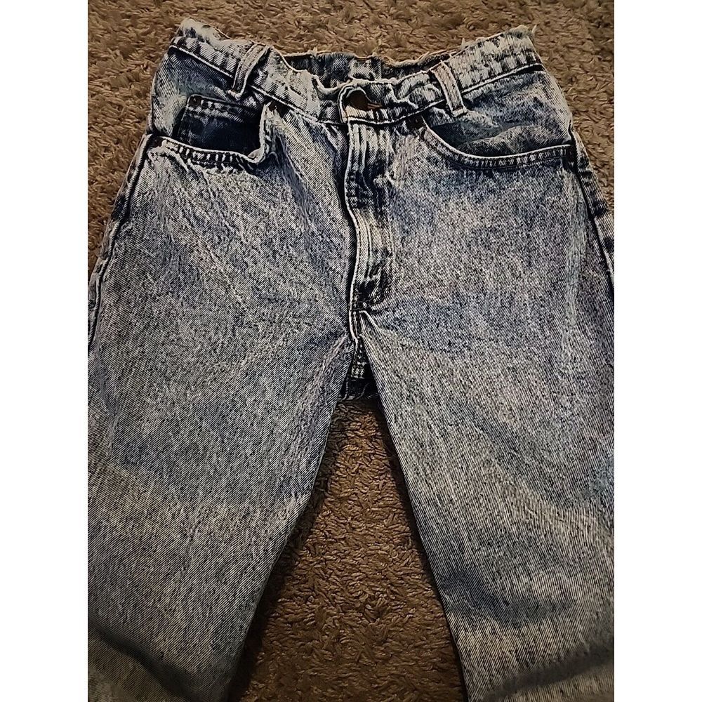 Levi's Acid Wash Blue Boot Cut Jeans